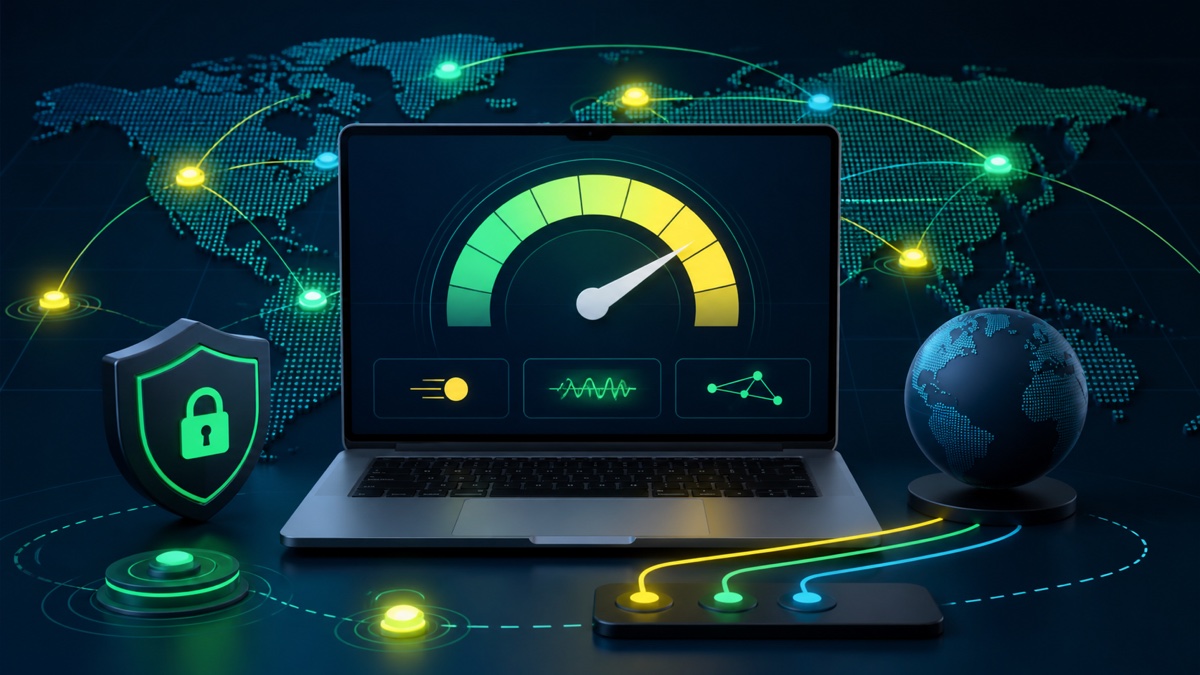VPN 速度怎么测才准确：延迟、抖动与节点优化指南
